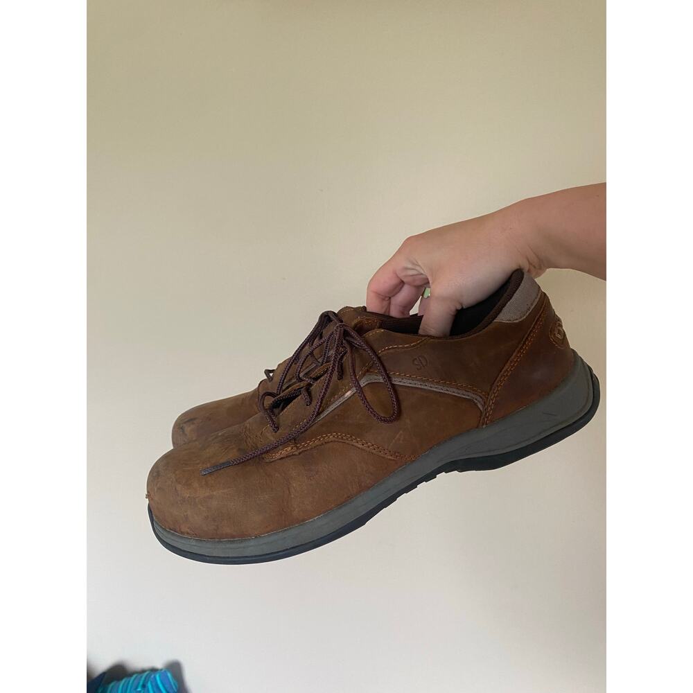 Red Wing Comfortpro Oxford Men's Size 8.5 D Safety Toe Shoes #6708 Brown